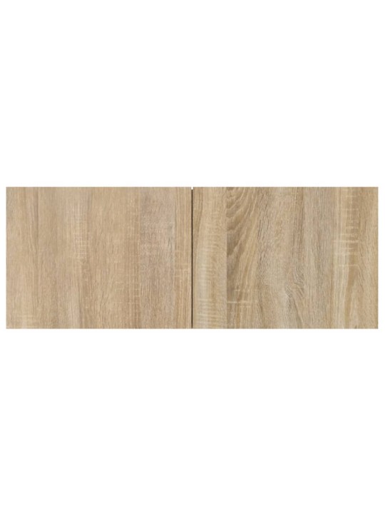 Tv skapīši, 4 gab., ozolkoka, 80x30x30 cm, inženierijas koks