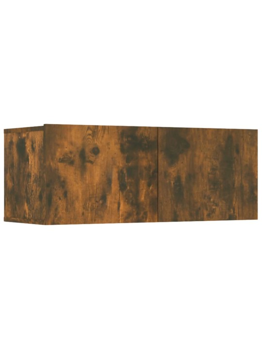 Tv skapīši, 4 gab., ozolkoka, 80x30x30 cm, inženierijas koks