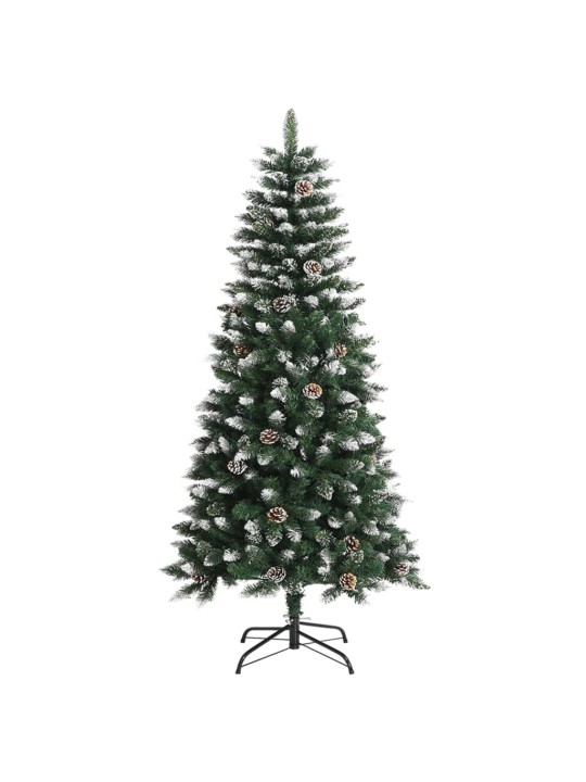 Mākslīgā Ziemassvētku egle ar statīvu, zaļa, 120 cm, PVC