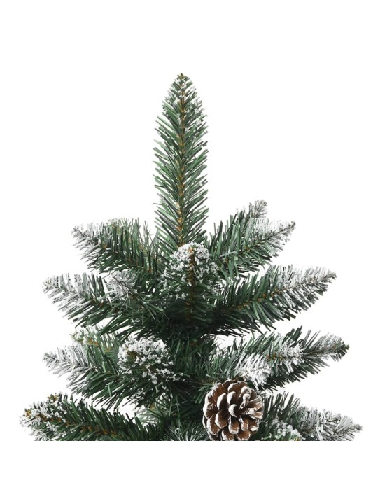 Mākslīgā Ziemassvētku egle ar statīvu, zaļa, 120 cm, PVC