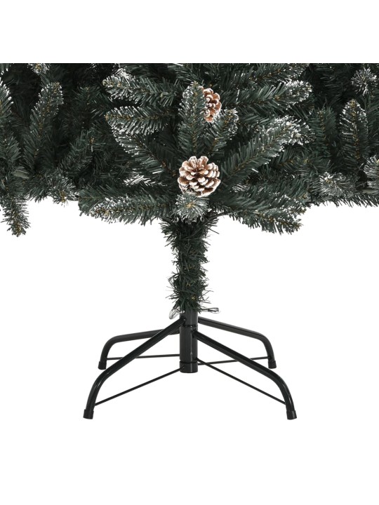 Mākslīgā Ziemassvētku egle ar statīvu, zaļa, 120 cm, PVC