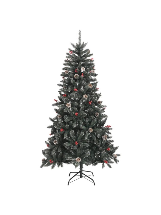 Mākslīgā Ziemassvētku egle ar statīvu, zaļa, 180 cm, PVC
