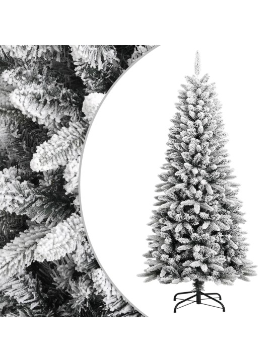 Mākslīgā Ziemassvētku egle ar sniegu, 150 cm, PVC&PE