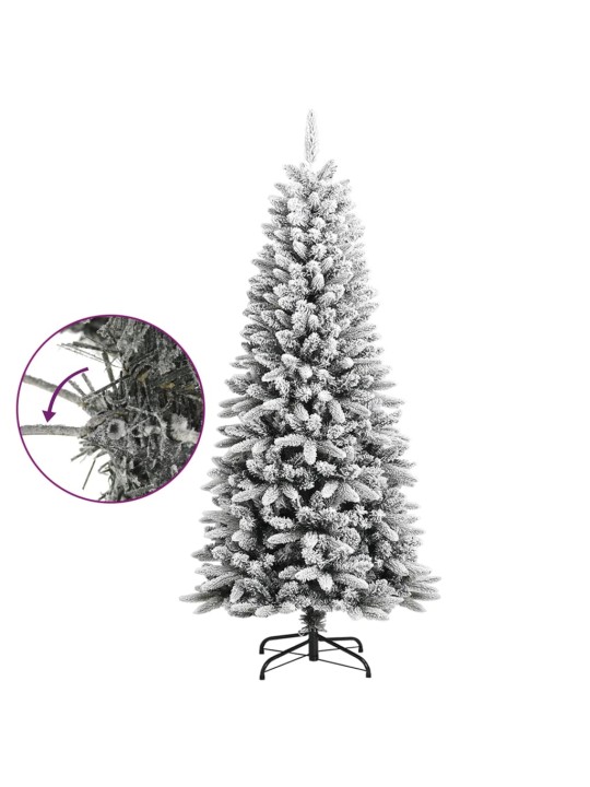 Mākslīgā Ziemassvētku egle ar sniegu, 150 cm, PVC&PE