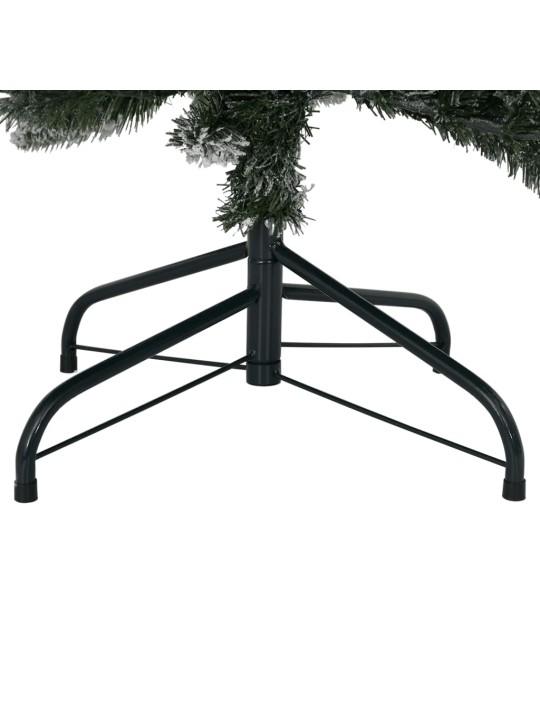 Mākslīgā ziemassvētku egle ar sniegu, 240 cm, pvc&pe