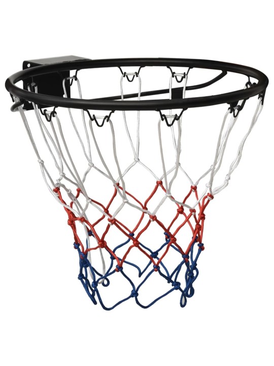 Basketbola grozs, melns, 45 cm, tērauds