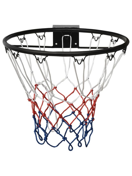 Basketbola grozs, melns, 45 cm, tērauds