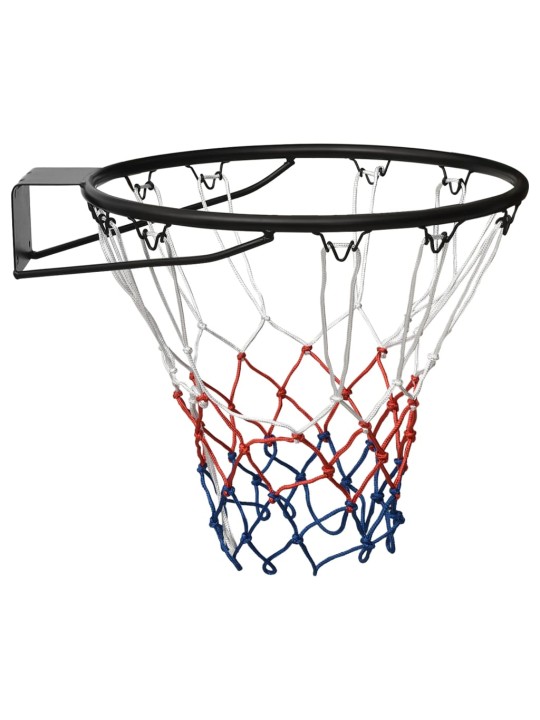 Basketbola grozs, melns, 45 cm, tērauds