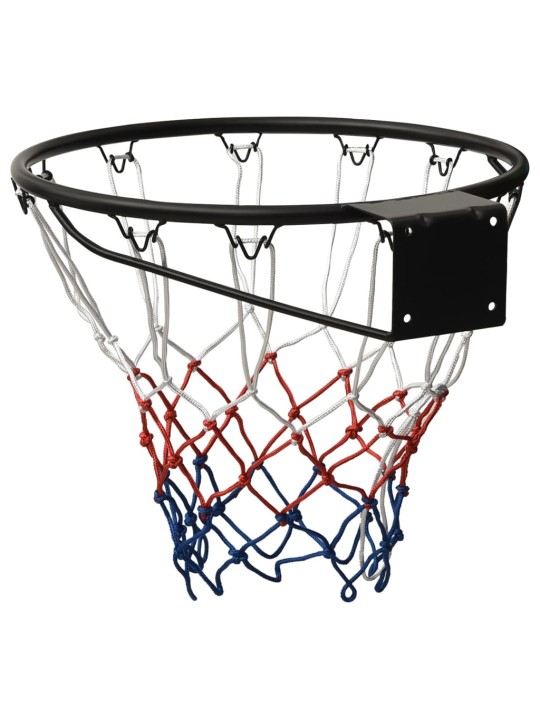 Basketbola grozs, melns, 45 cm, tērauds