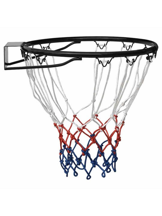 Basketbola grozs, melns, 39 cm, tērauds