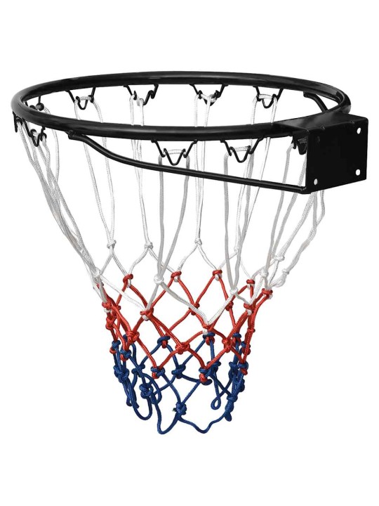 Basketbola grozs, melns, 39 cm, tērauds