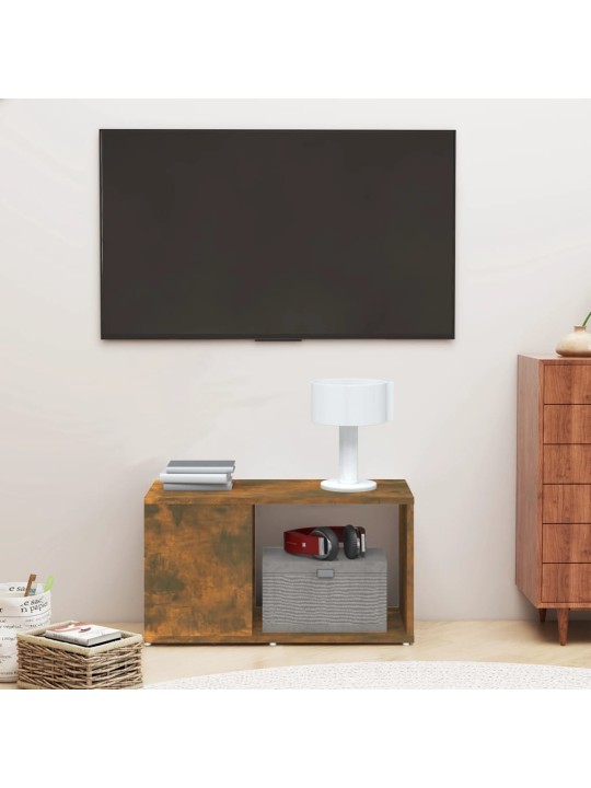 Tv galdiņš, ozolkoka krāsa, 60x24x32 cm, inženierijas koks