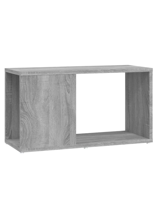 Tv plaukts, pelēka ozolkoka, 60x24x32 cm, inženierijas koks
