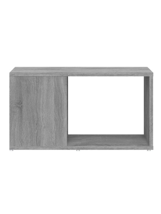 Tv plaukts, pelēka ozolkoka, 60x24x32 cm, inženierijas koks