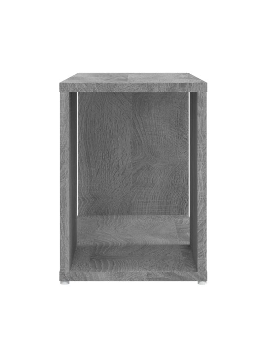Tv plaukts, pelēka ozolkoka, 60x24x32 cm, inženierijas koks