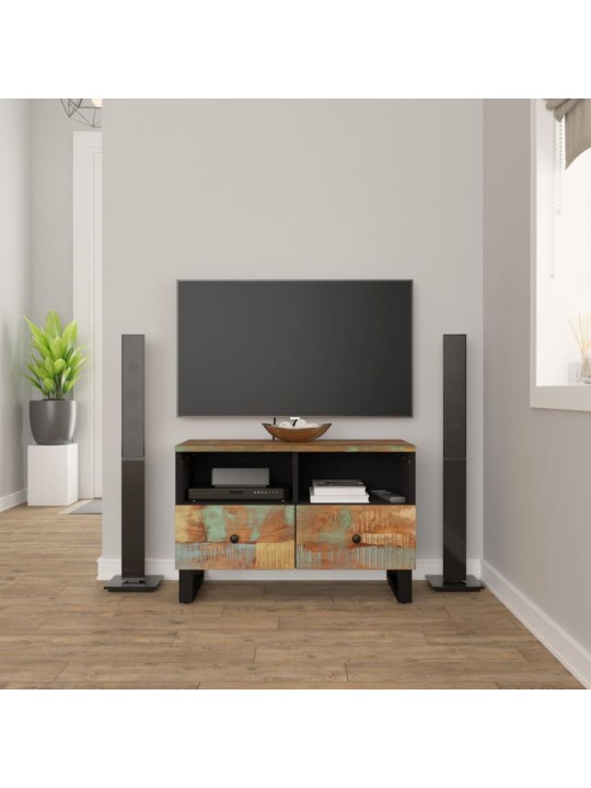 Tv skapītis, 70x33x46 cm, pārstrādāts masīvkoks
