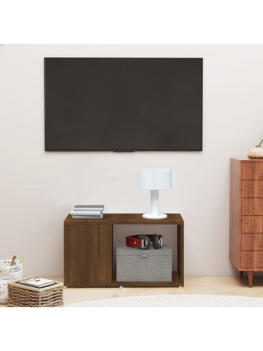 Tv plaukts, ozolkoka krāsa, 60x24x32 cm, inženierijas koks