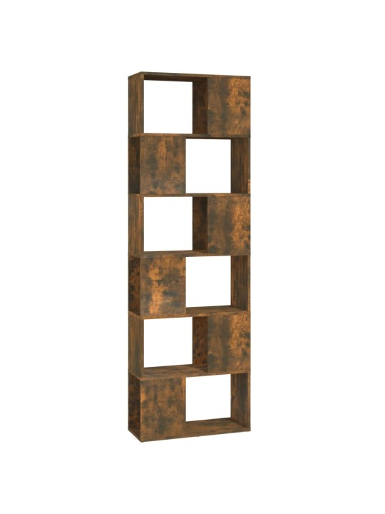 Grāmatu plaukts, aizslietnis, ozolkoka krāsa, 60x24x186 cm