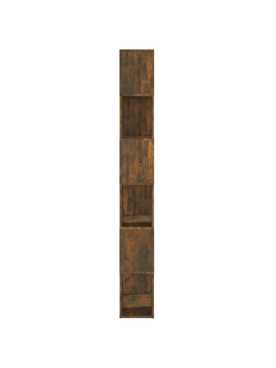 Grāmatu plaukts, aizslietnis, ozolkoka krāsa, 60x24x186 cm