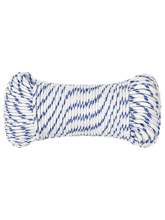 Laivu virve, balta, 4 mm, 25 m, polipropilēns