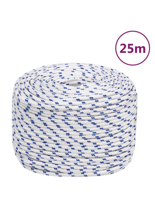 Laivu virve, balta, 6 mm, 25 m, polipropilēns