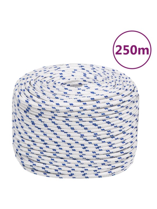 Laivu virve, balta, 8 mm, 250 m, polipropilēns