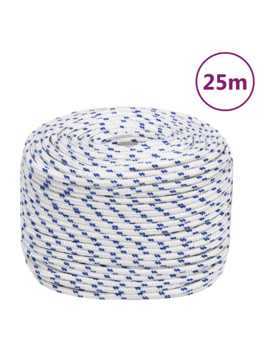 Laivu virve, balta, 10 mm, 25 m, polipropilēns