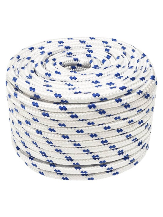 Laivu virve, balta, 12 mm, 25 m, polipropilēns