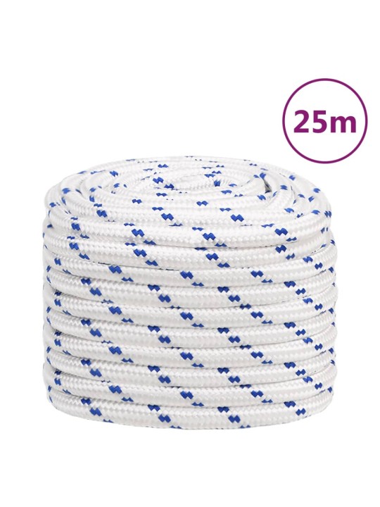Laivu virve, balta, 20 mm, 25m, polipropilēns