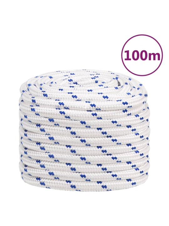 Laivu virve, balta, 20 mm, 100 m, polipropilēns