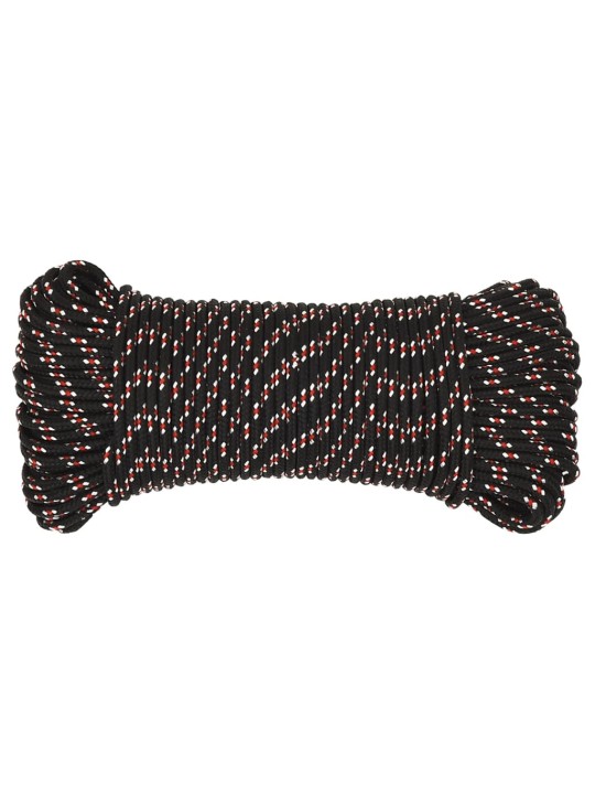 Laivu virve, melna, 3 mm, 25 m, polipropilēns