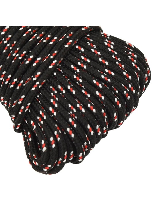 Laivu virve, melna, 3 mm, 25 m, polipropilēns