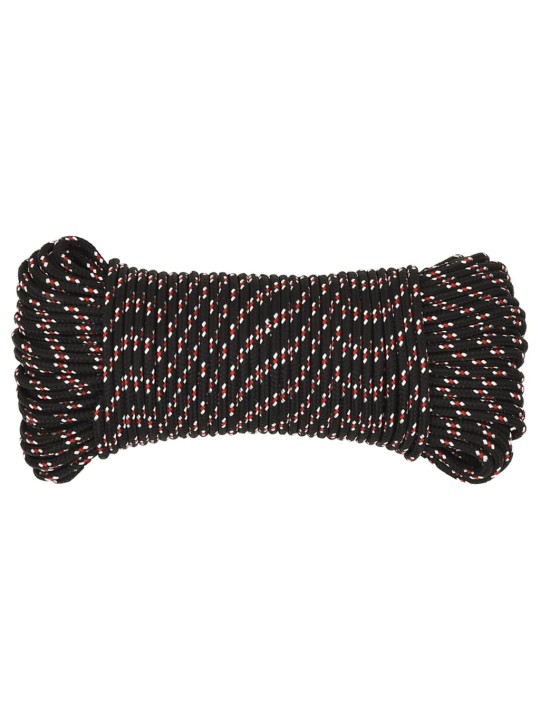 Laivu virve, melna, 4 mm, 100 m, polipropilēns