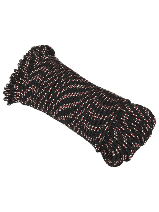 Laivu virve, melna, 5 mm, 500 m, polipropilēns