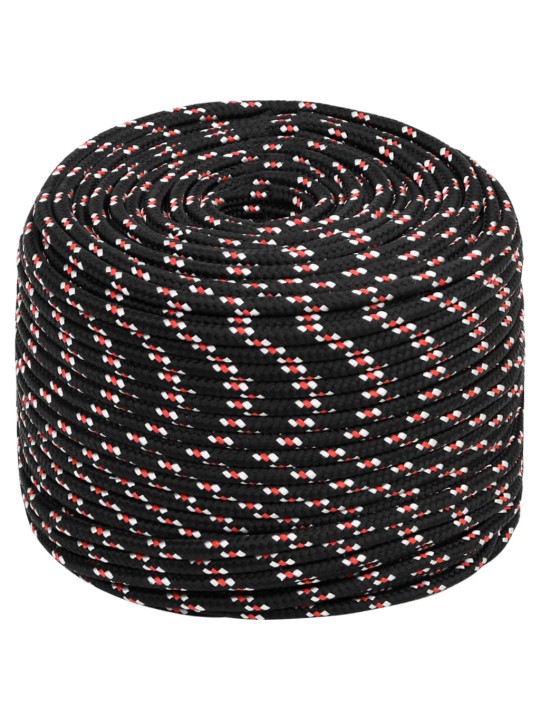 Laivu virve, melna, 6 mm, 50 m, polipropilēns