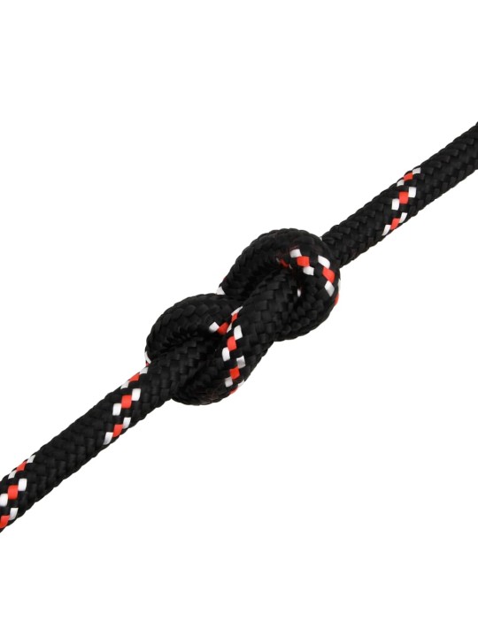 Laivu virve, melna, 18 mm, 25 m, polipropilēns