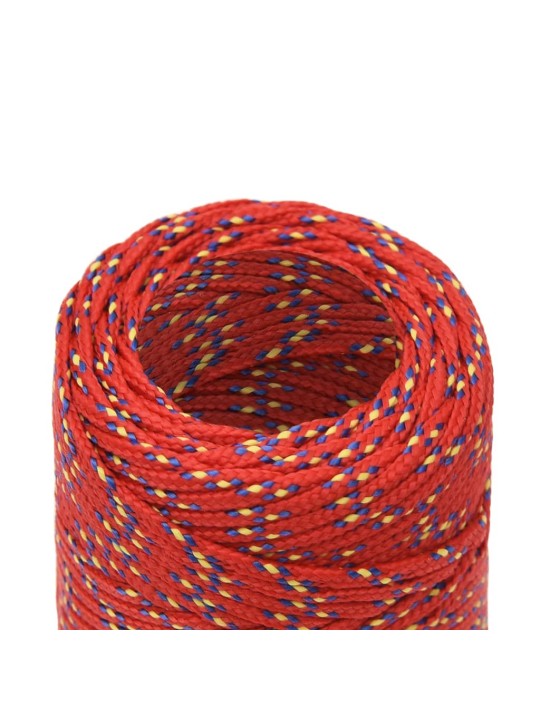 Laivu virve, sarkana, 2 mm, 500 m, polipropilēns