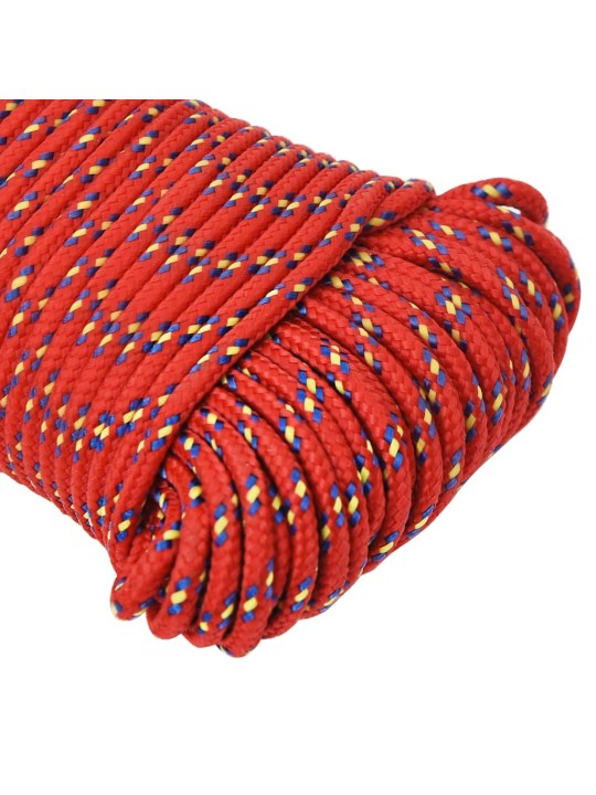Laivu virve, sarkana, 3 mm, 25 m, polipropilēns