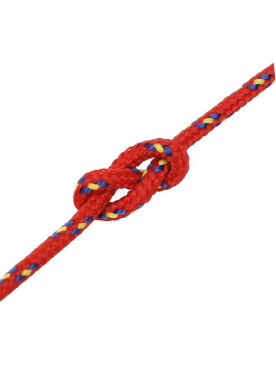 Laivu virve, sarkana, 3 mm, 25 m, polipropilēns