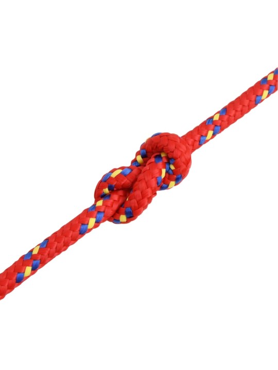 Laivu virve, sarkana, 6 mm, 25 m, polipropilēns