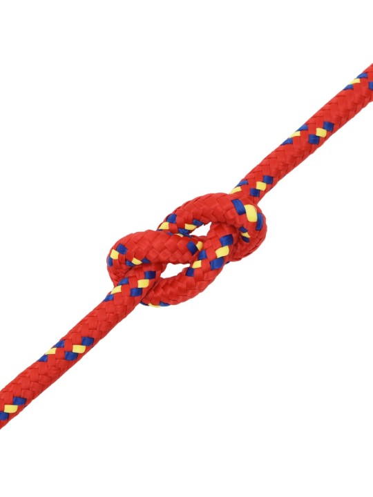 Laivu virve, sarkana, 14 mm, 25 m, polipropilēns