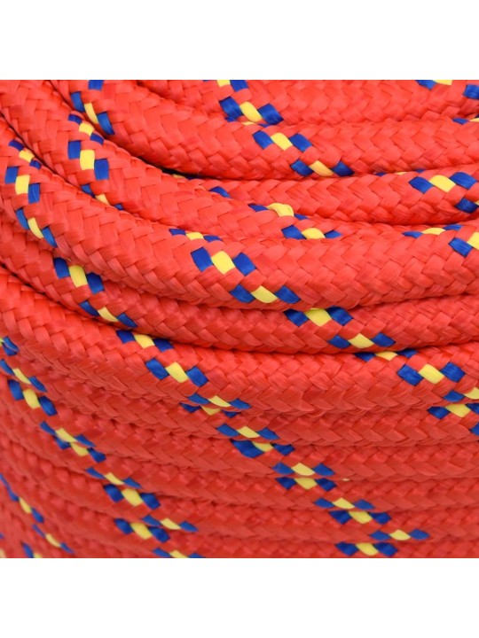 Laivu virve, sarkana, 18 mm, 25 m, polipropilēns