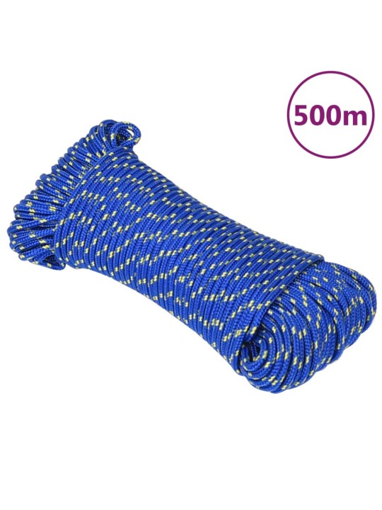 Laivu virve, zila, 3 mm, 500 m, polipropilēns