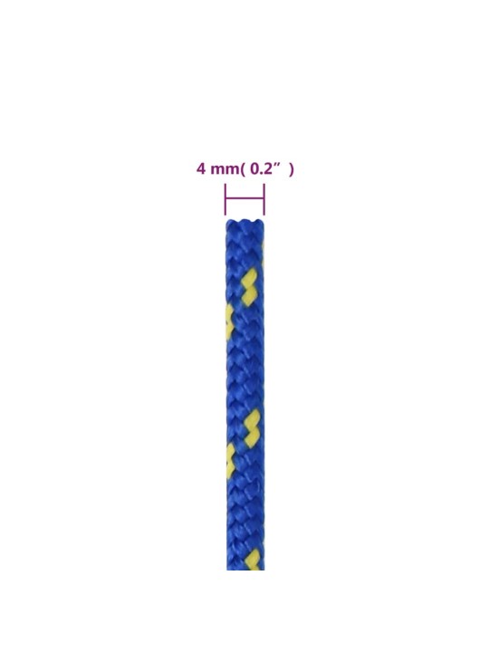 Laivu virve, zila, 4 mm, 50 m, polipropilēns