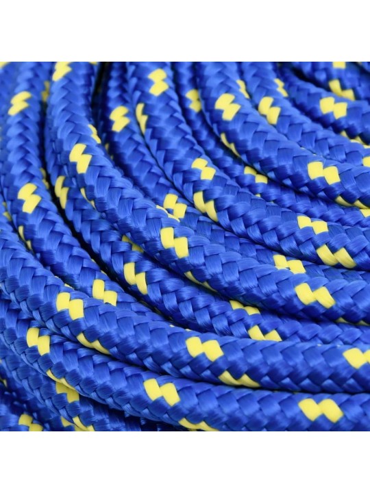 Laivu virve, zila, 8 mm, 25 m, polipropilēns