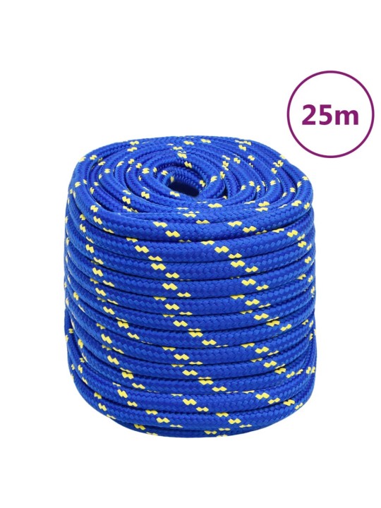 Laivu virve, zila, 18 mm, 25 m, polipropilēns