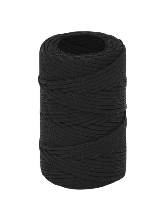 Laivu virve, melna, 2 mm, 25 m, polipropilēns