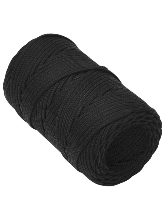 Laivu virve, melna, 2 mm, 100 m, polipropilēns