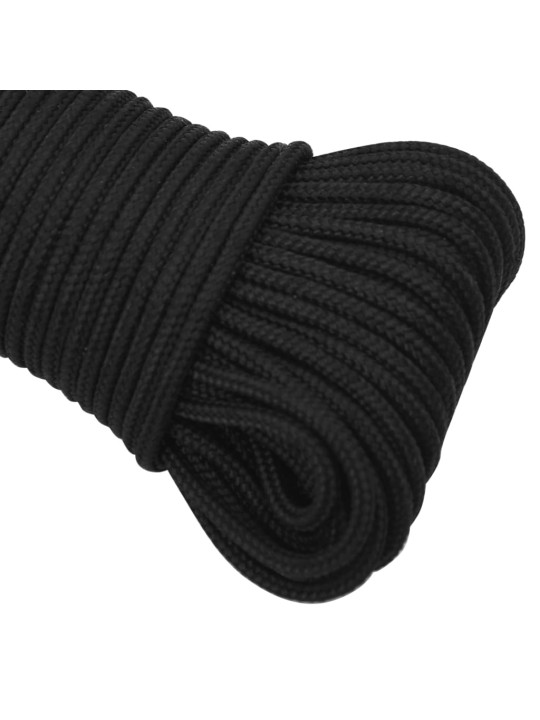 Laivu virve, melna, 3 mm, 50 m, polipropilēns