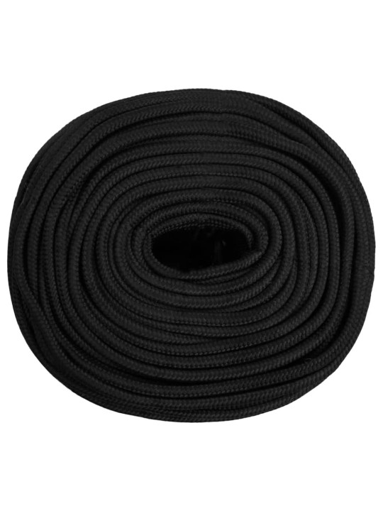 Laivu virve, melna, 8 mm, 50 m, polipropilēns